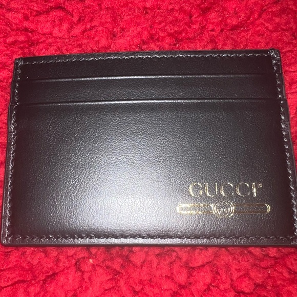 Gucci Other - GUCCI AUTHENTIC BLACK UNISEX CARD HOLDER. EUC.